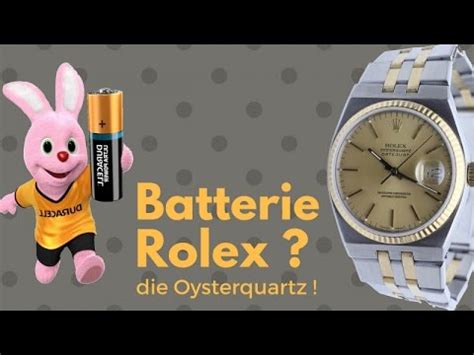 funktionert eine rolex mit batterie|rolex watch battery.